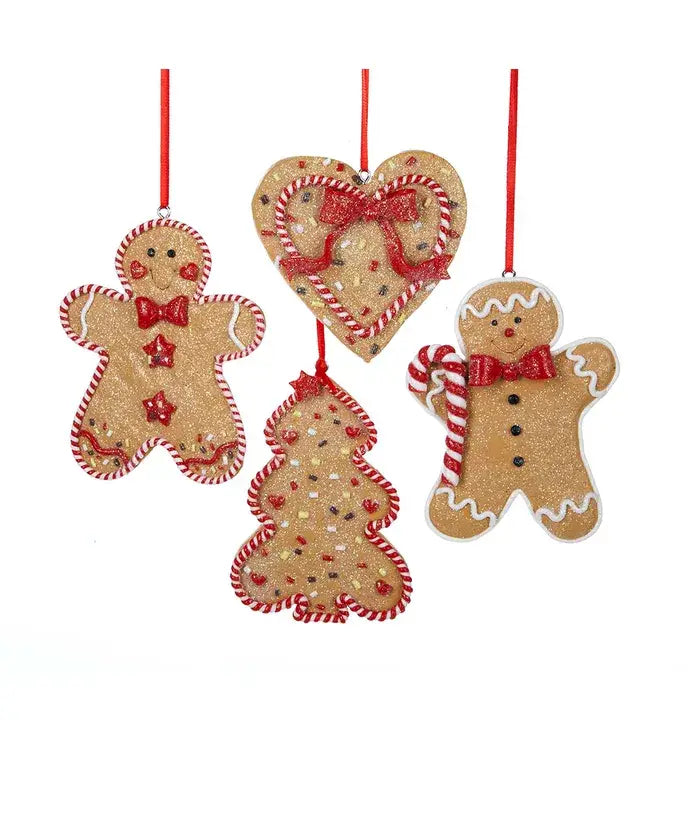 3.4" Claydough Gingerbread Ornament