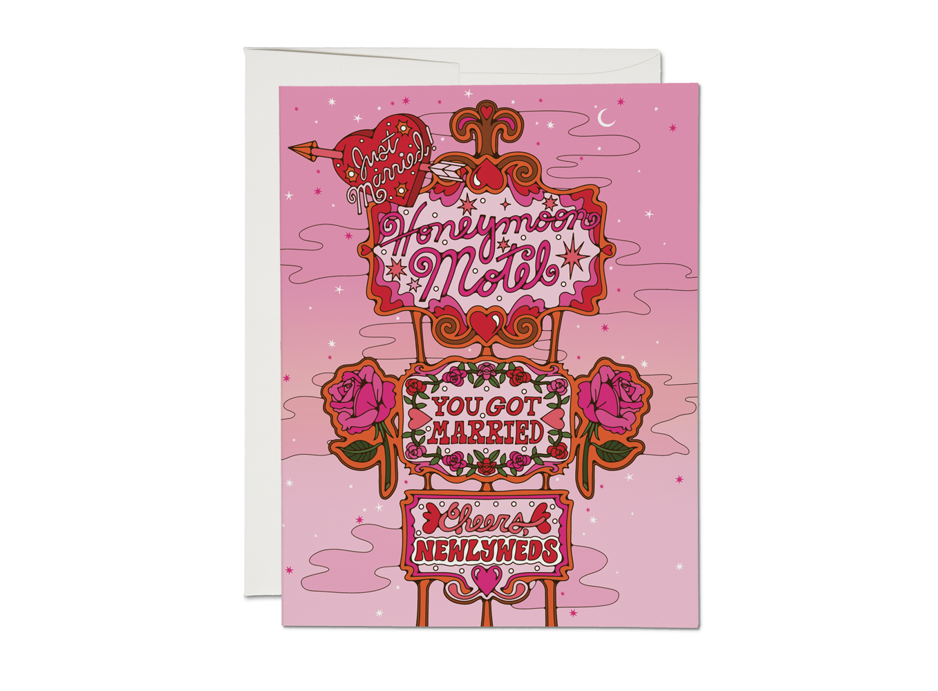 Honeymoon Motel card