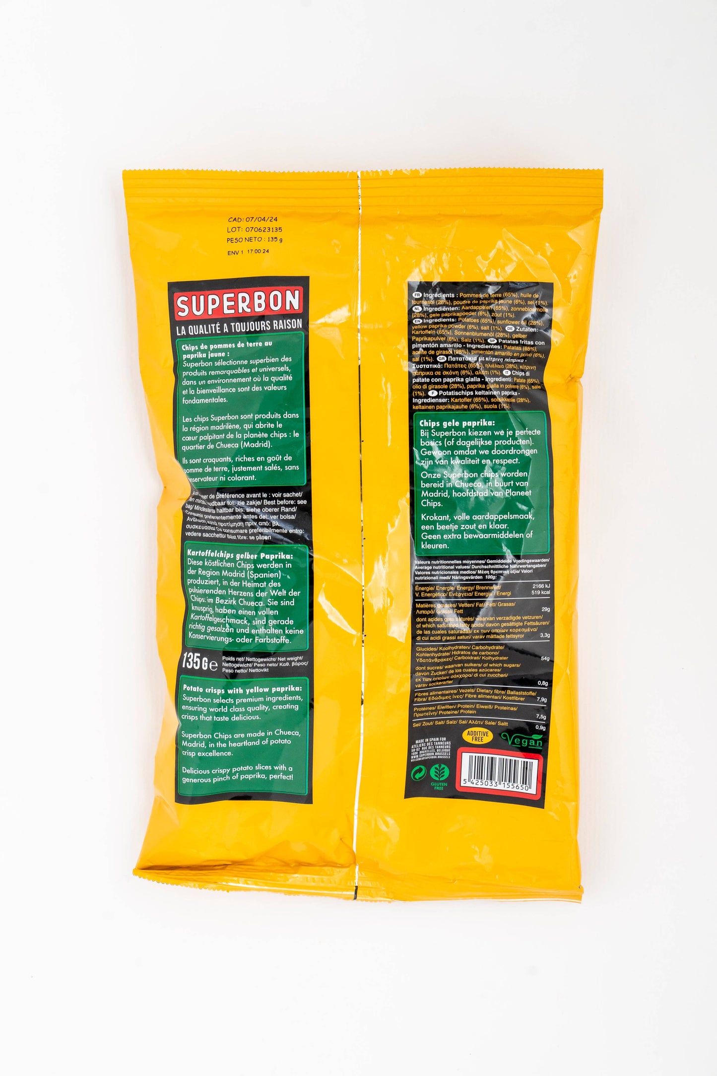 Yellow Paprika Chips