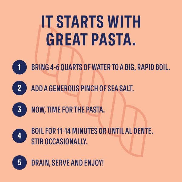 High Fiber Rotini - Gut Friendly, Low GI, USA Grown Pasta