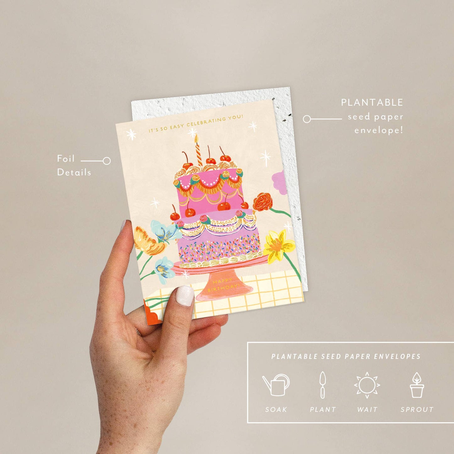 Cherry Cake Card