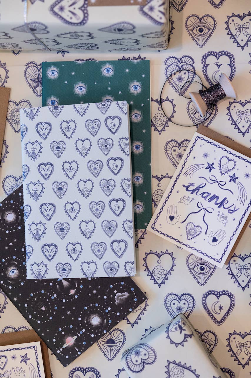 Indigo Icons Thank You Card