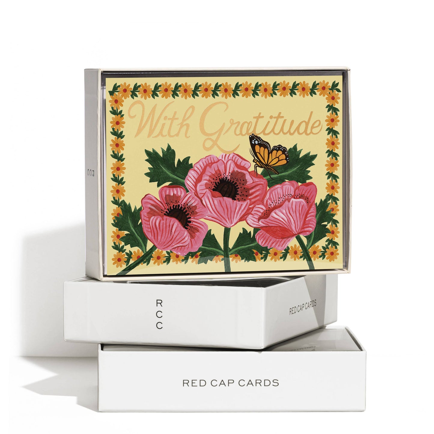 With Gratitude Poppies card