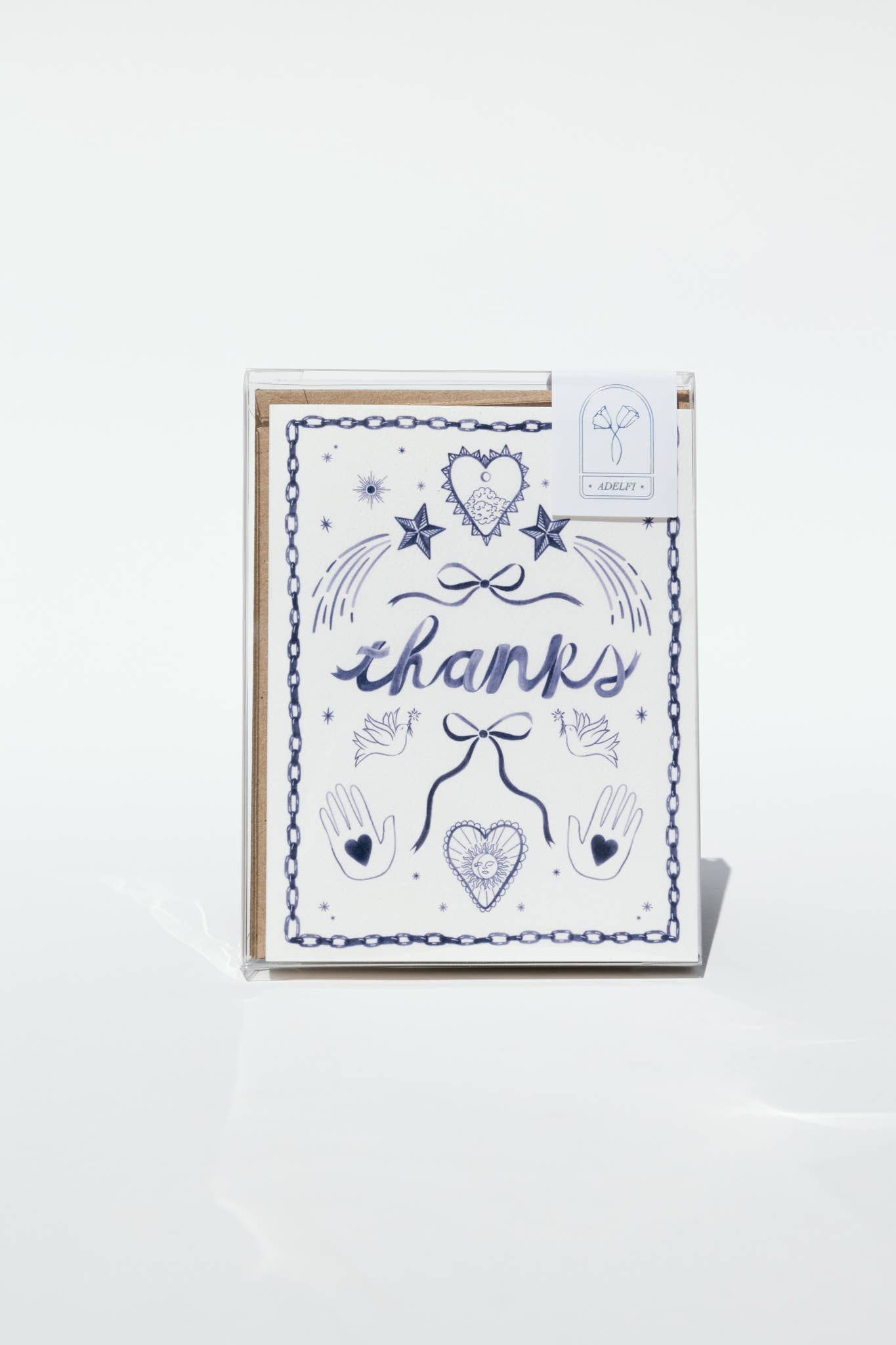 Indigo Icons Thank You Card