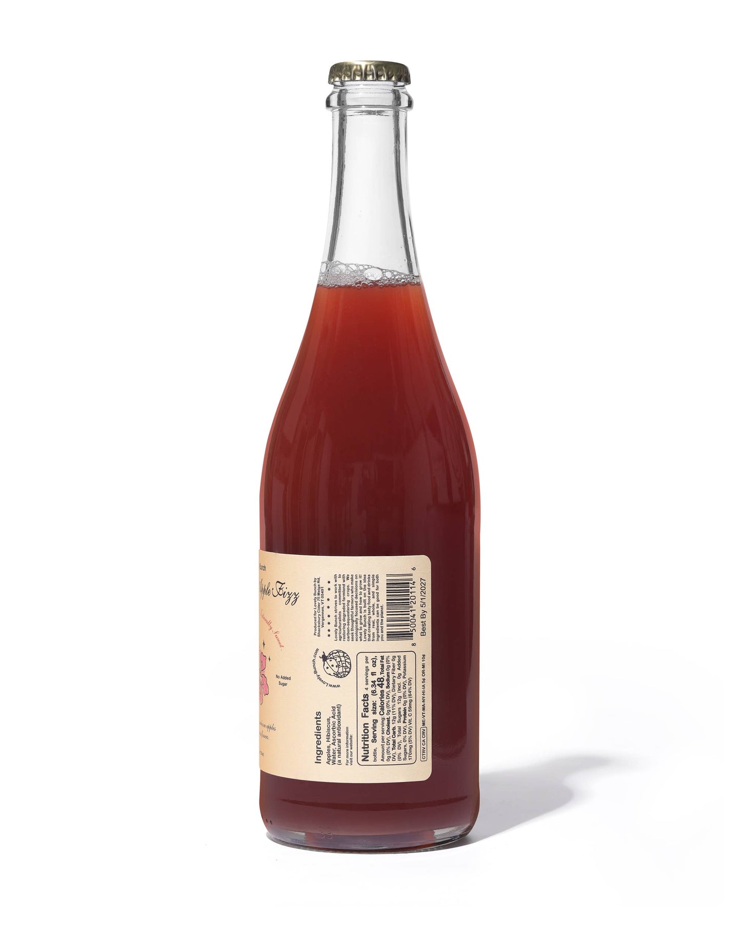 Hibiscus Apple Fizz 750ml Bottle