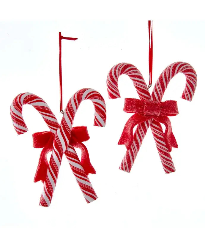 Crisscross Candy Cane Ornament