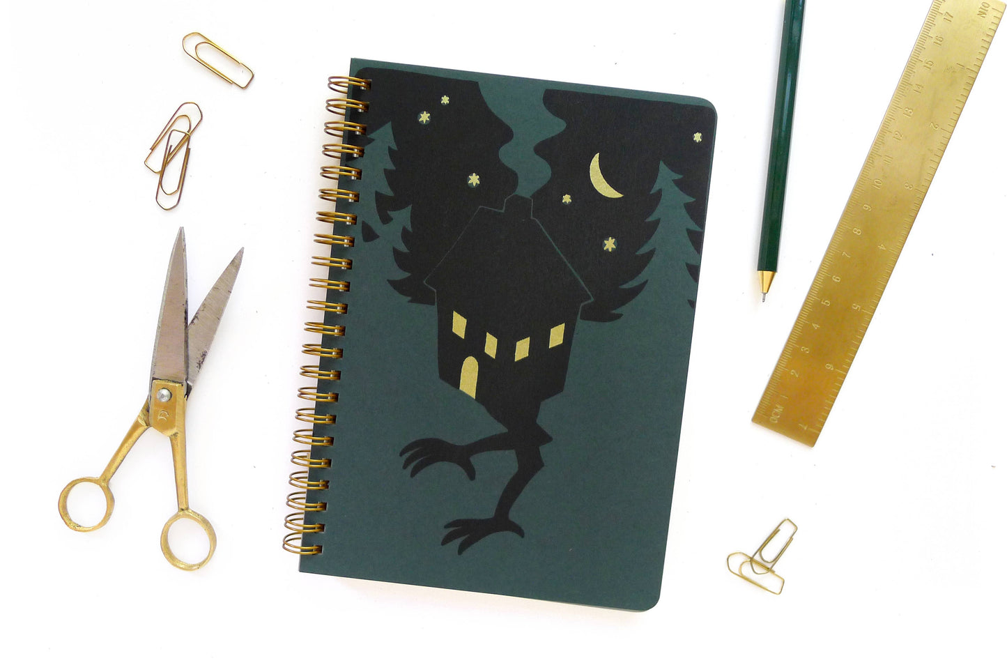 Baba Yaga Coil Medium Notebook