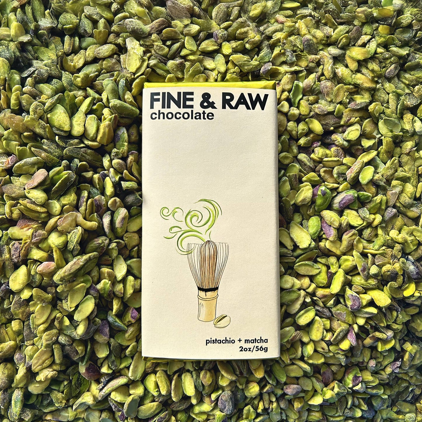 Pistachio + Matcha Chocolate Bar