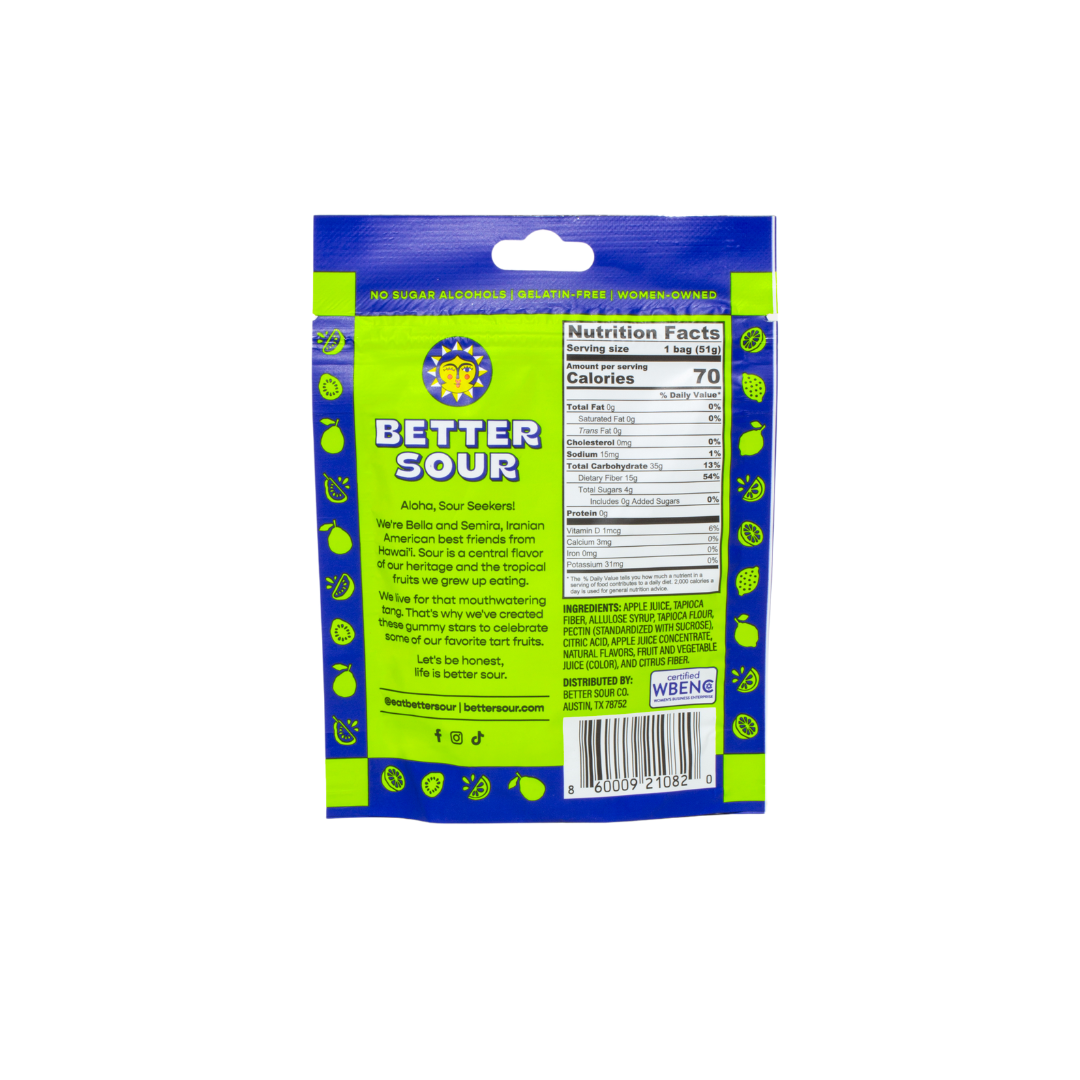 Guava Calamansi Lime Gummy Stars