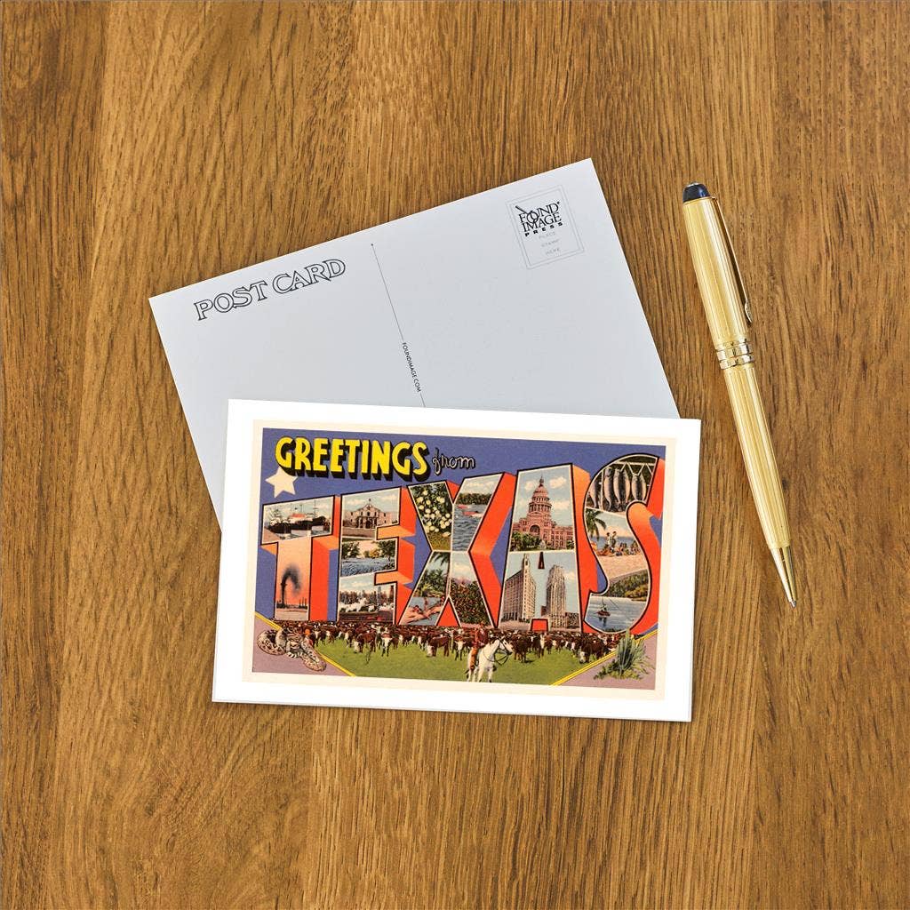 Greetings from Texas Postcard