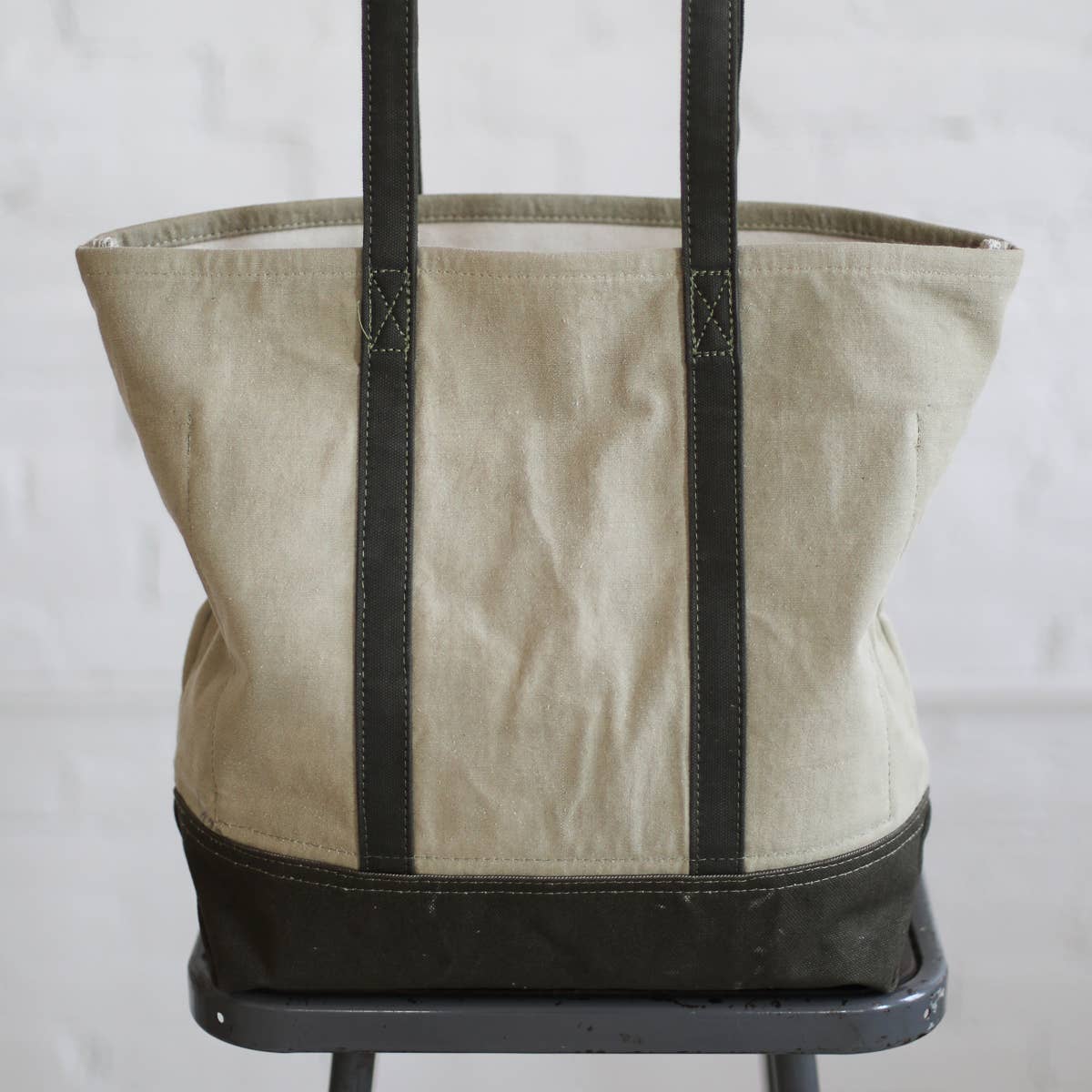 WWII era Reclaimed Canvas Market Tote