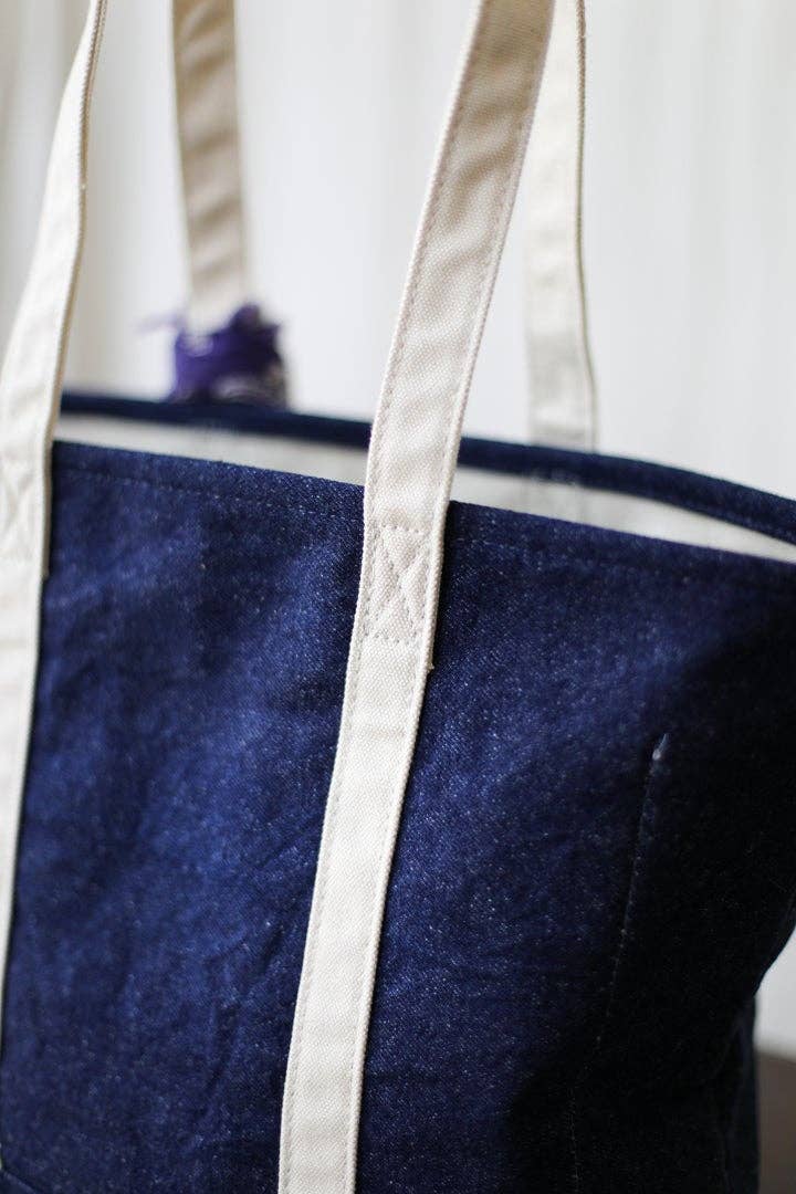 Reclaimed Denim Market Tote