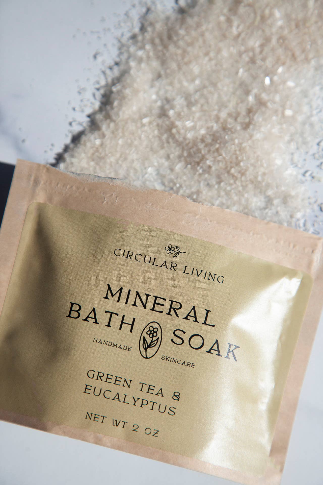 Mineral Bath Soak Sachet Green Tea & Eucalyptus
