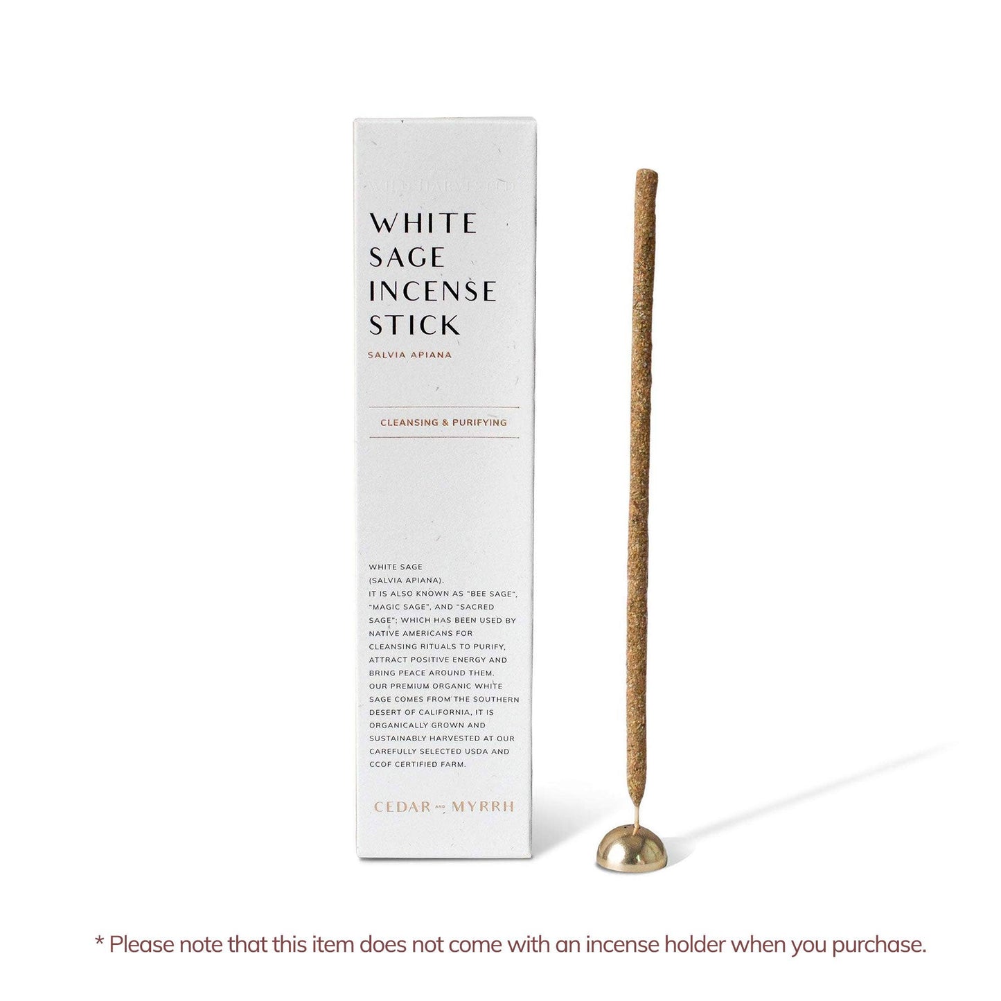 White Sage Hand-rolled Incense Sticks