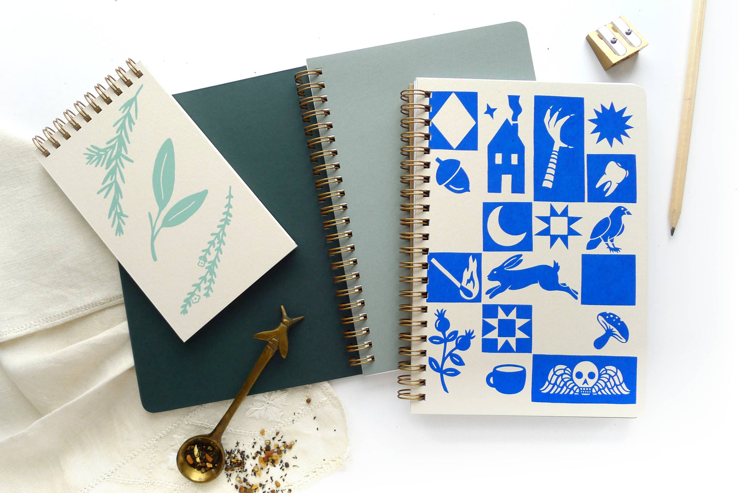 Quilt Coil Medium Notebook