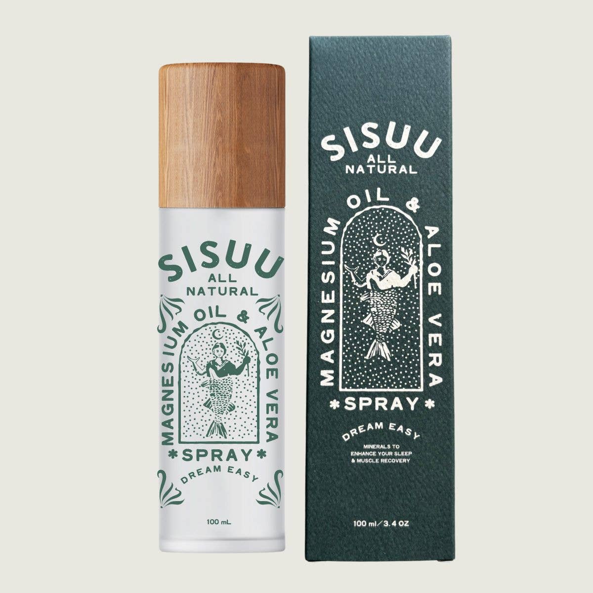 SISUU Magnesium Oil & Aloe Vera Spray – Outpost Fine Goods