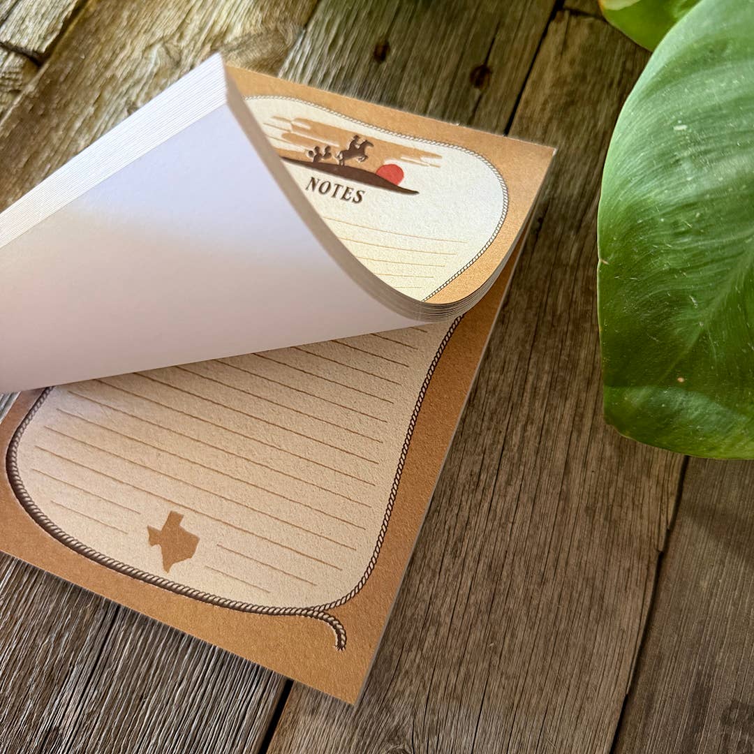Texas Sunset Notepad
