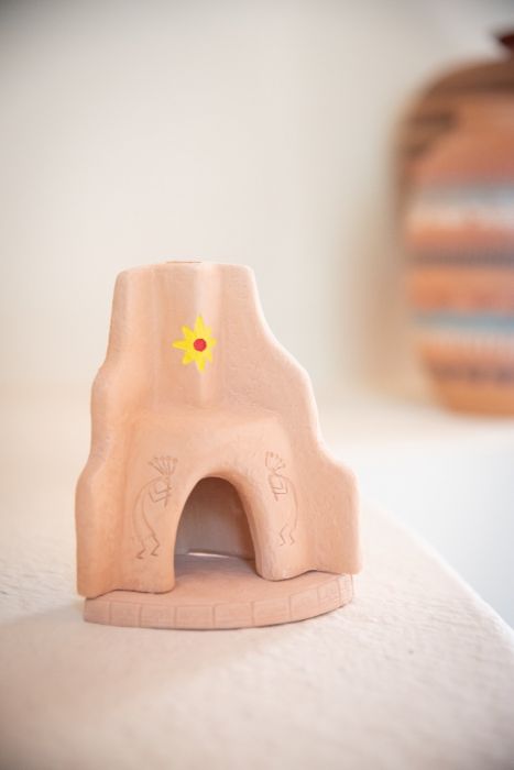 Corner Fireplace + Pinon Incense