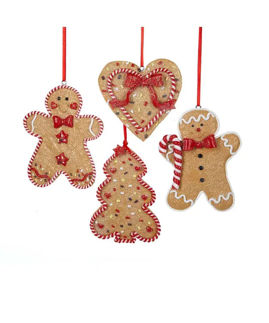3.4" Claydough Gingerbread Ornament