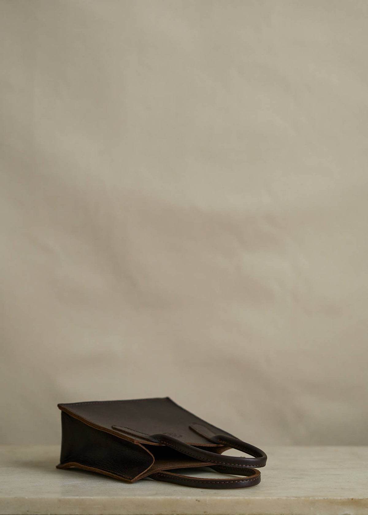 Leather Dock Bag, Bebe in Brown Latigo