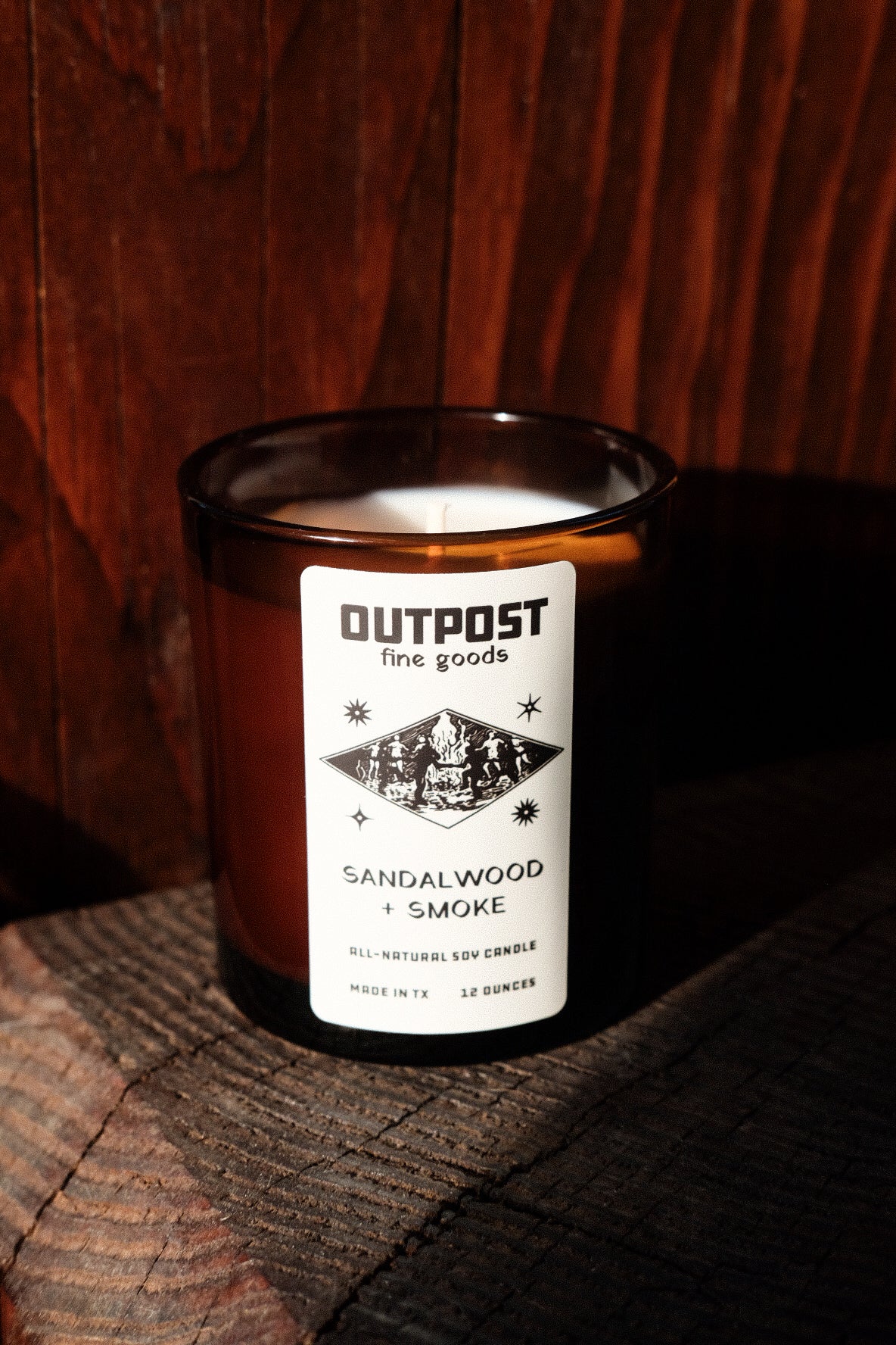 Outpost Candle - Sandalwood + Smoke