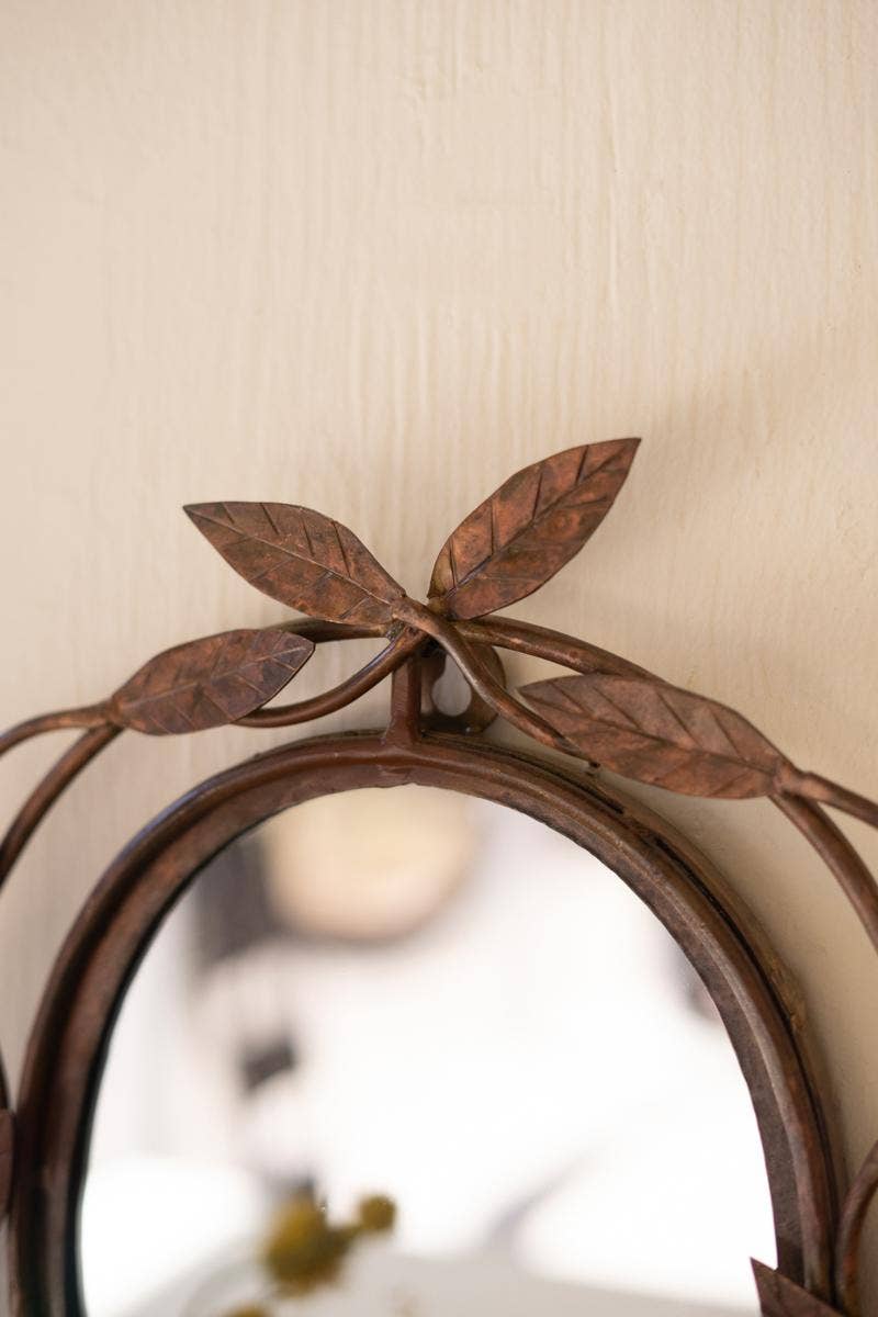 Iron VIne Framed Mirror