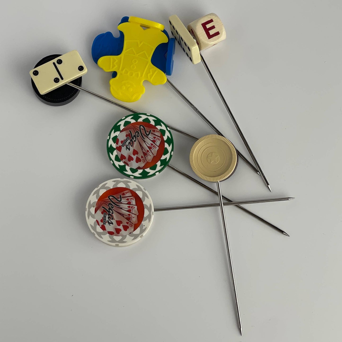 Vintage Game Piece Cocktail Picks