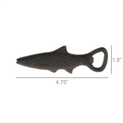 Slim Fish Bottle Opener - Brown
