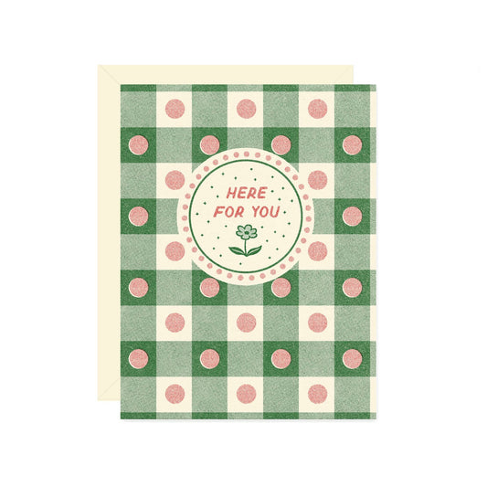 Here For You Card