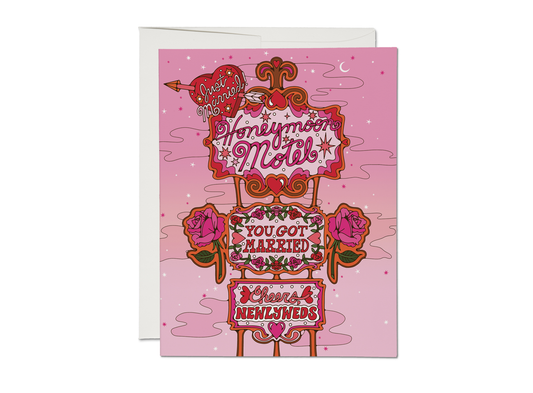 Honeymoon Motel card