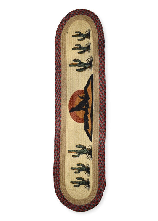 Desert Scene Jute Table Runner