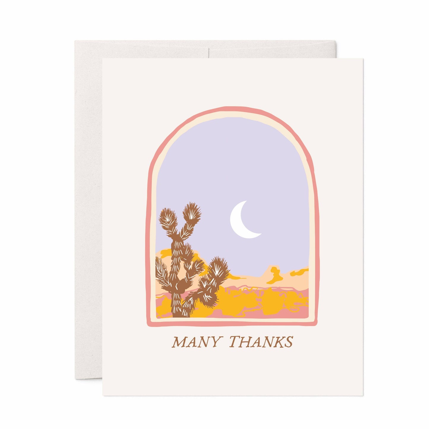 Joshua Tree Thank You Greeting Card