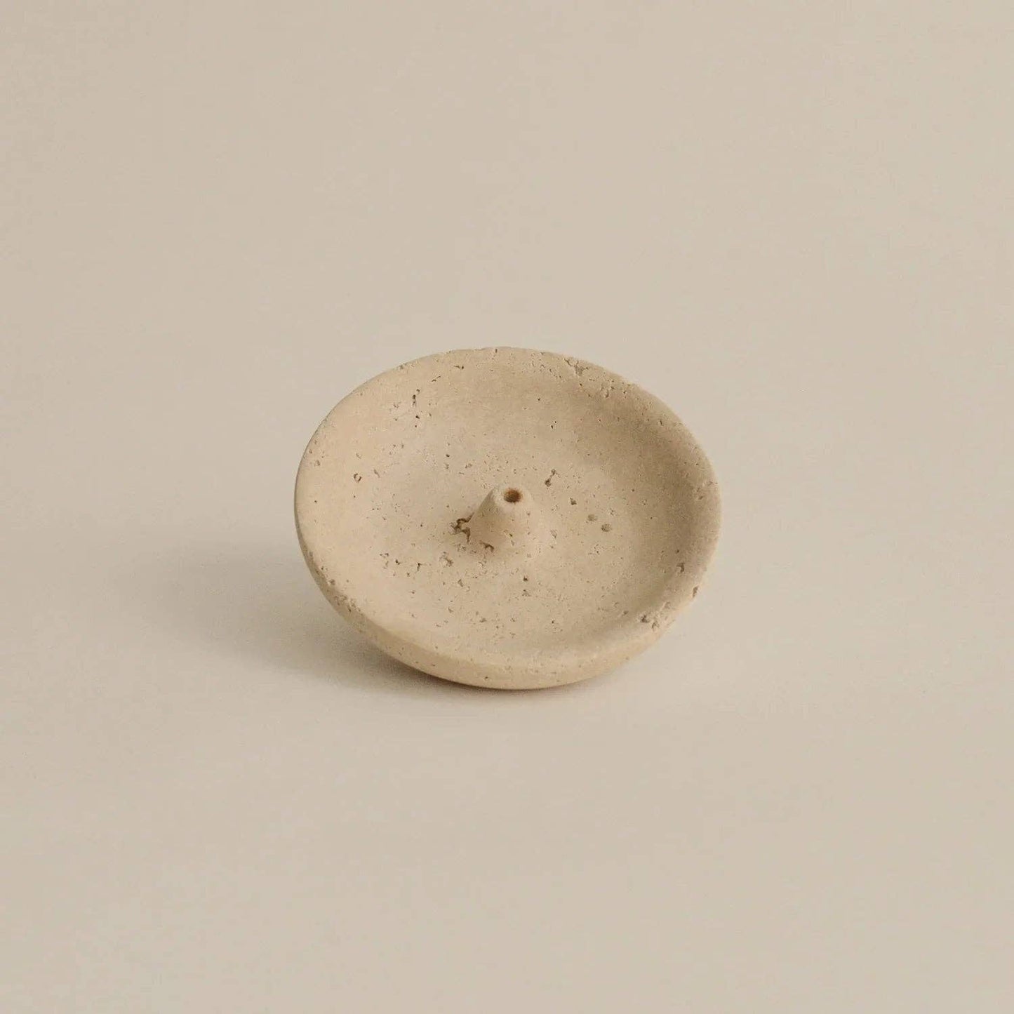 Travertine Incense Holder Plate