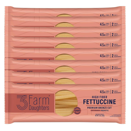 High Fiber Fettuccine - Gut Friendly, Low GI, USA Made Pasta