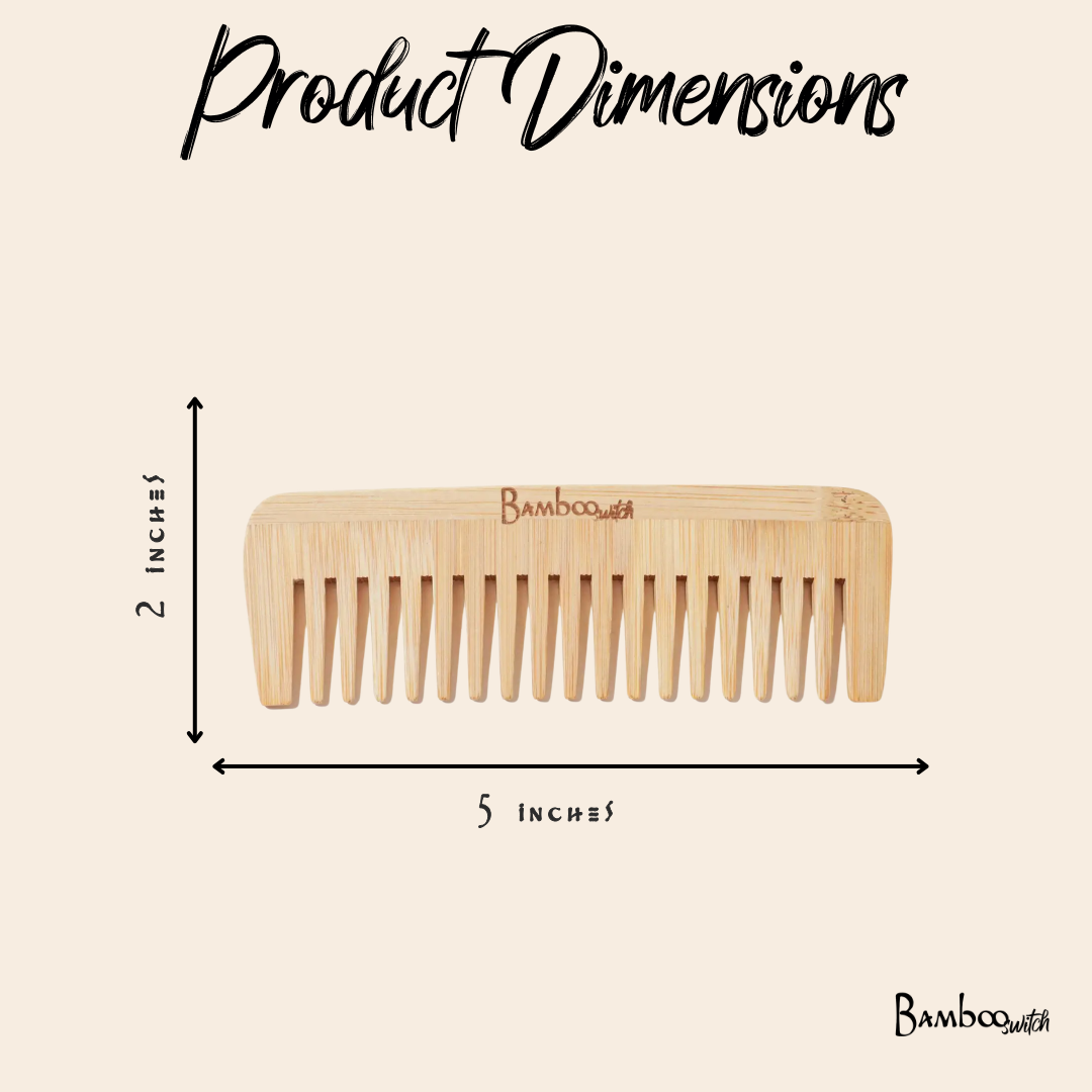 Pointed Wide Tooth Comb