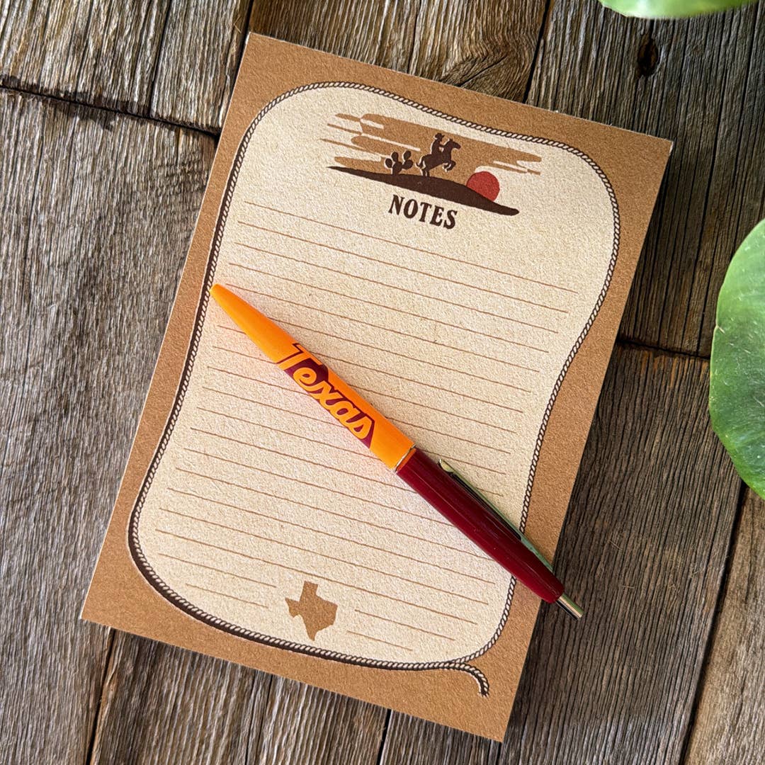 Texas Sunset Notepad