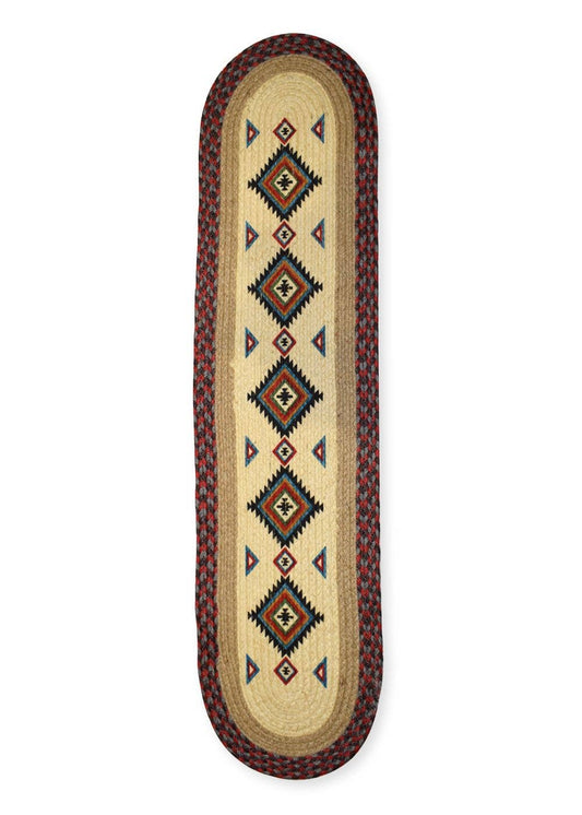 Diamond Jute Table Runner