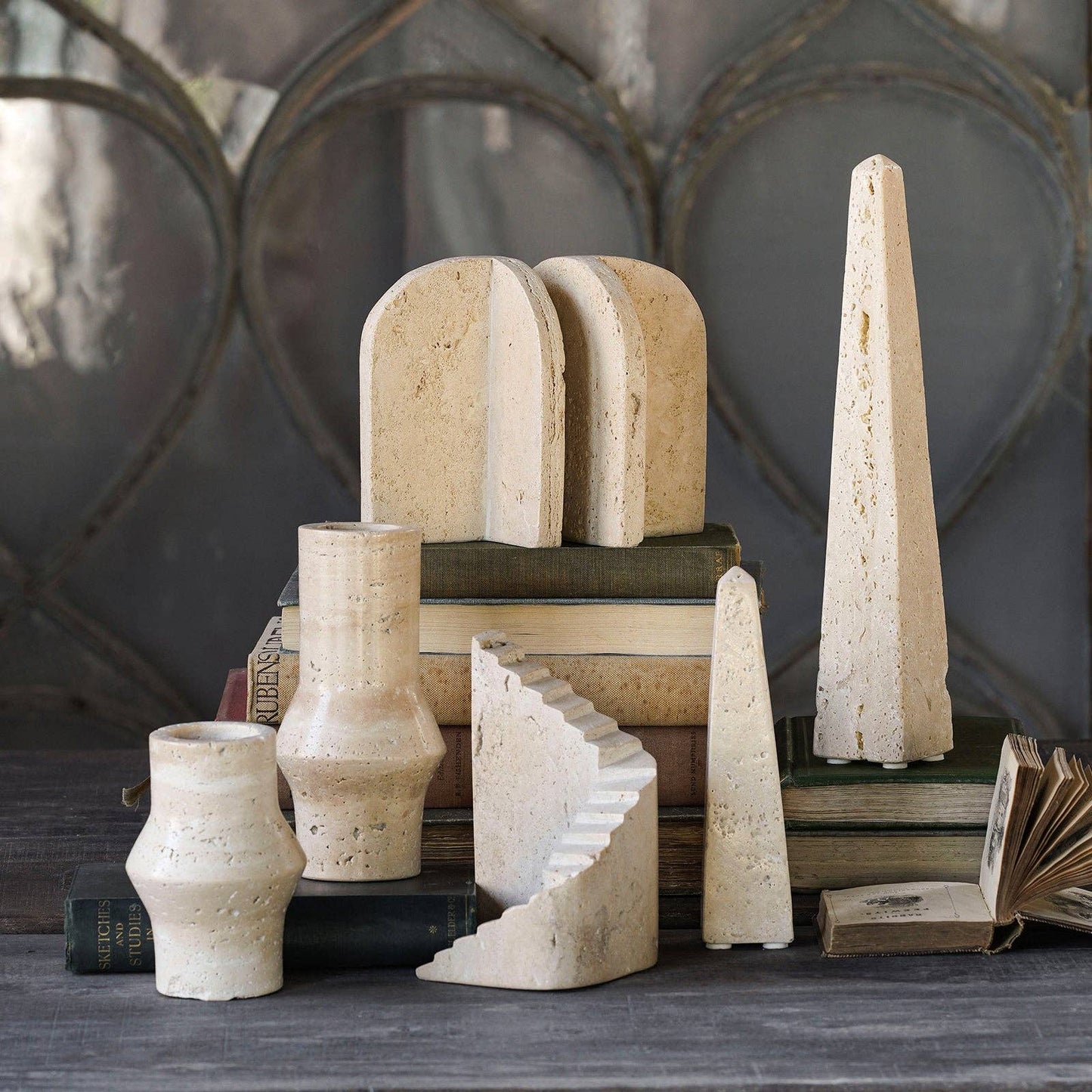 Tivoli Bookend, Pair