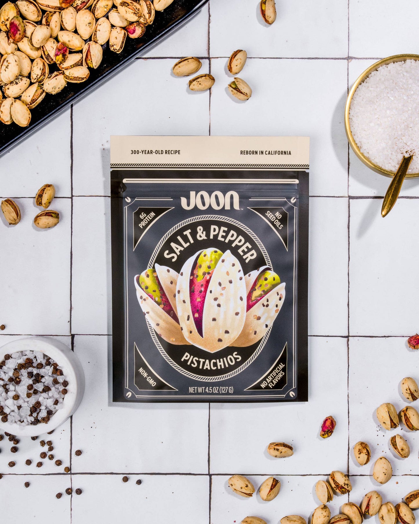 Joon Salt and Pepper Pistachios - 4.5oz