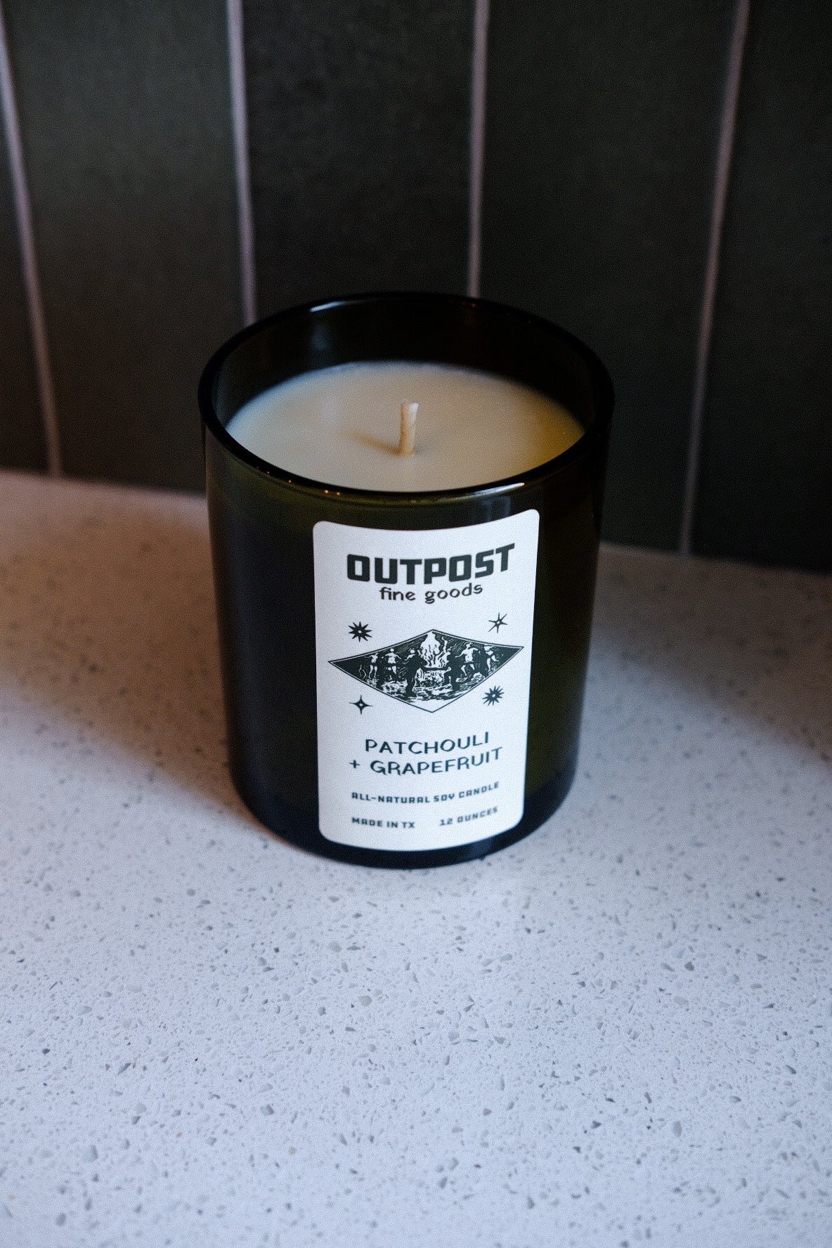 Outpost Candle - Patchouli + Grapefruit
