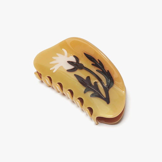 Fall Rosehip Flower Neutral Acetate Hair Claw