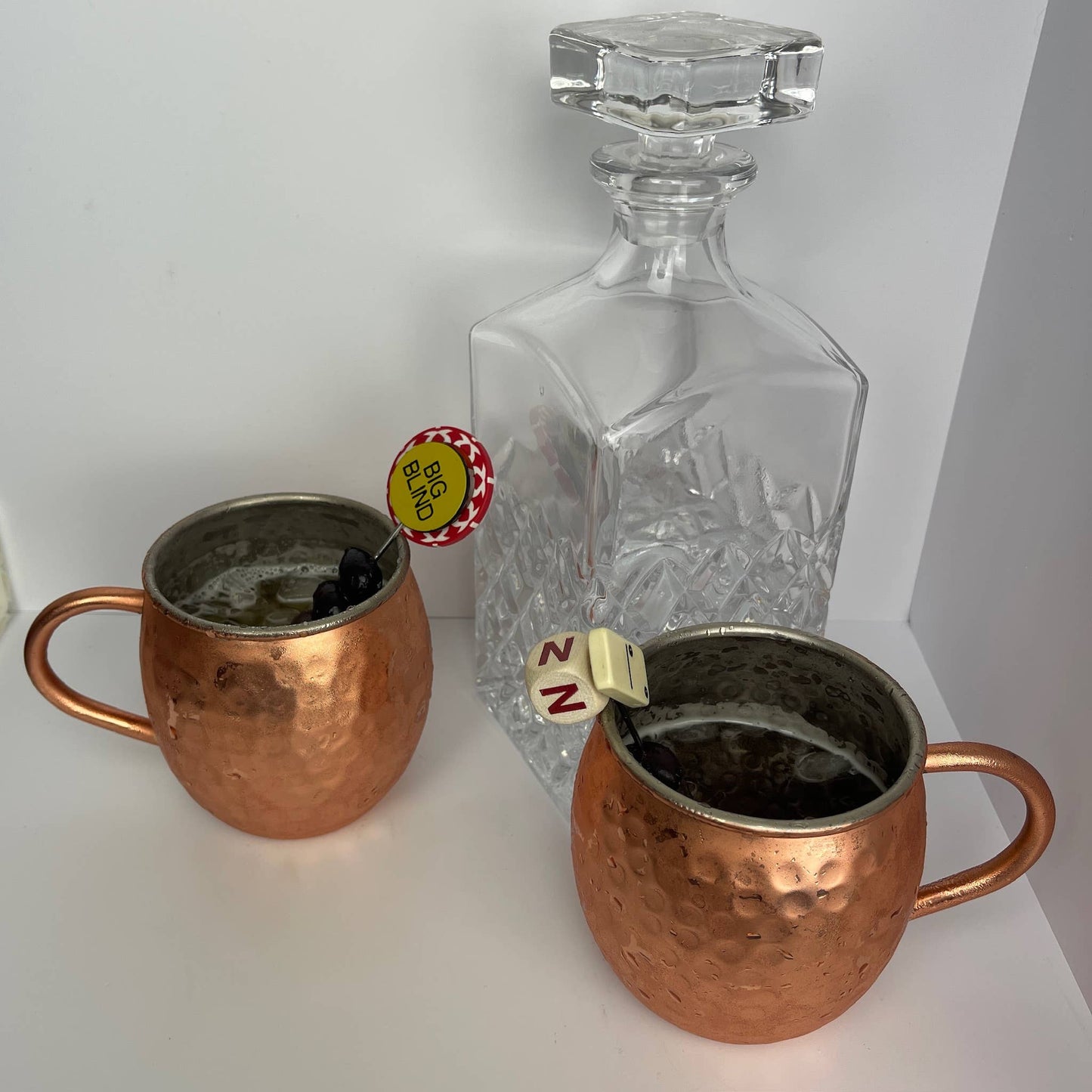 Vintage Game Piece Cocktail Picks