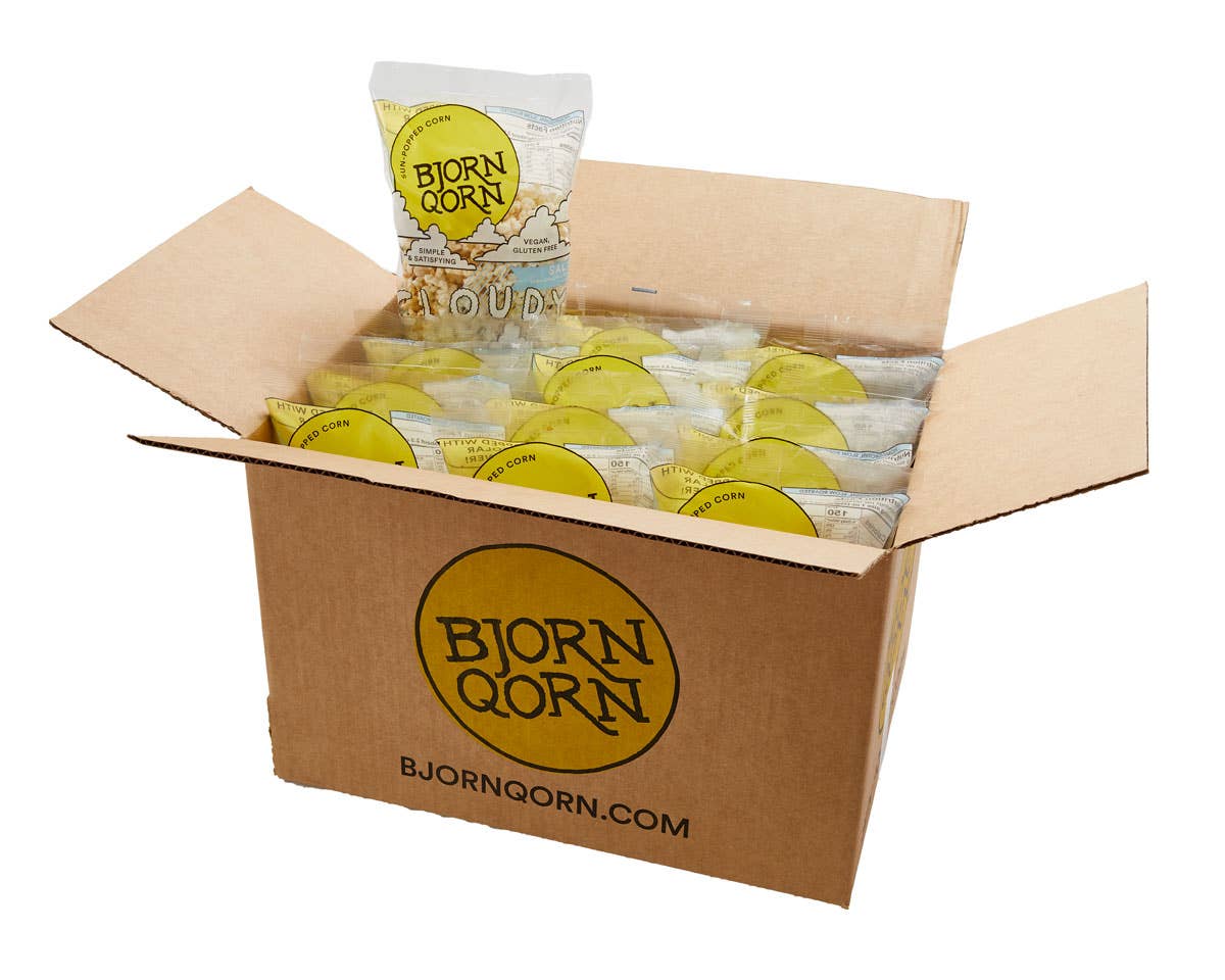 3oz Cloudy BjornQorn Popcorn