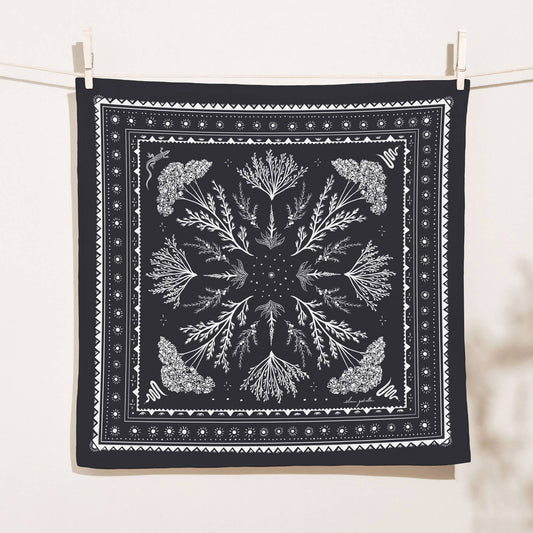 High Desert Bandana: Charcoal