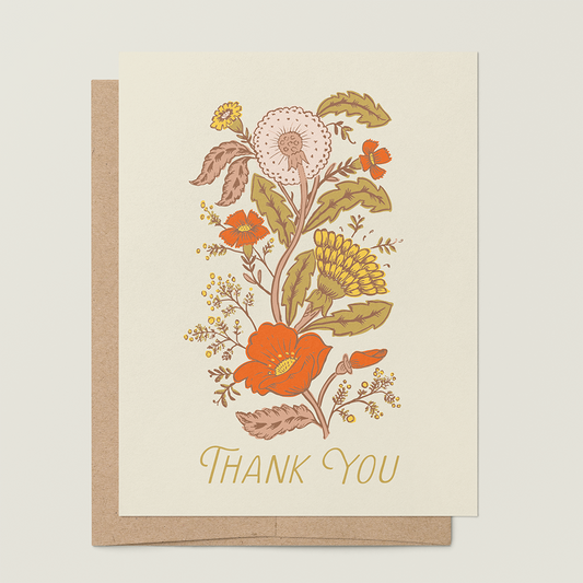 Wildflower Reverie Thank You Card
