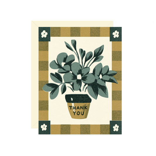 Thank You Flower Pot Card