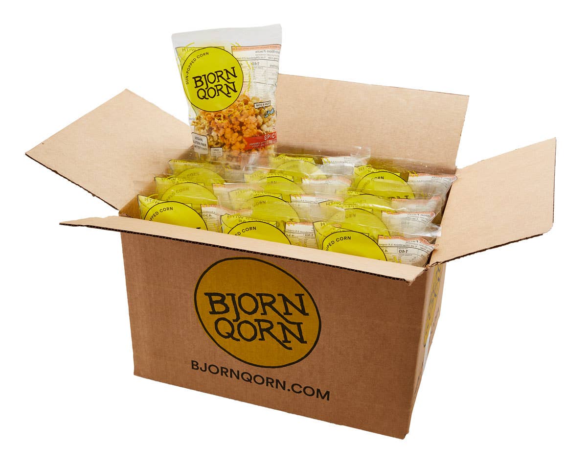 3oz Spicy BjornQorn Popcorn