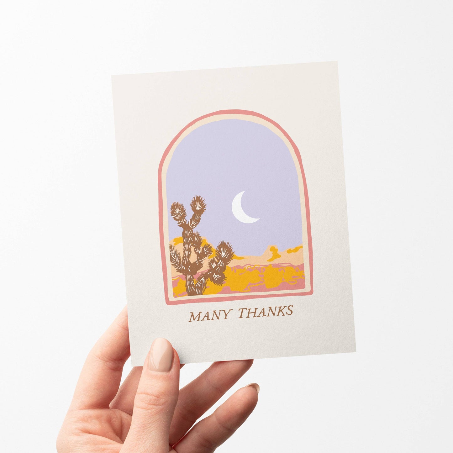 Joshua Tree Thank You Greeting Card