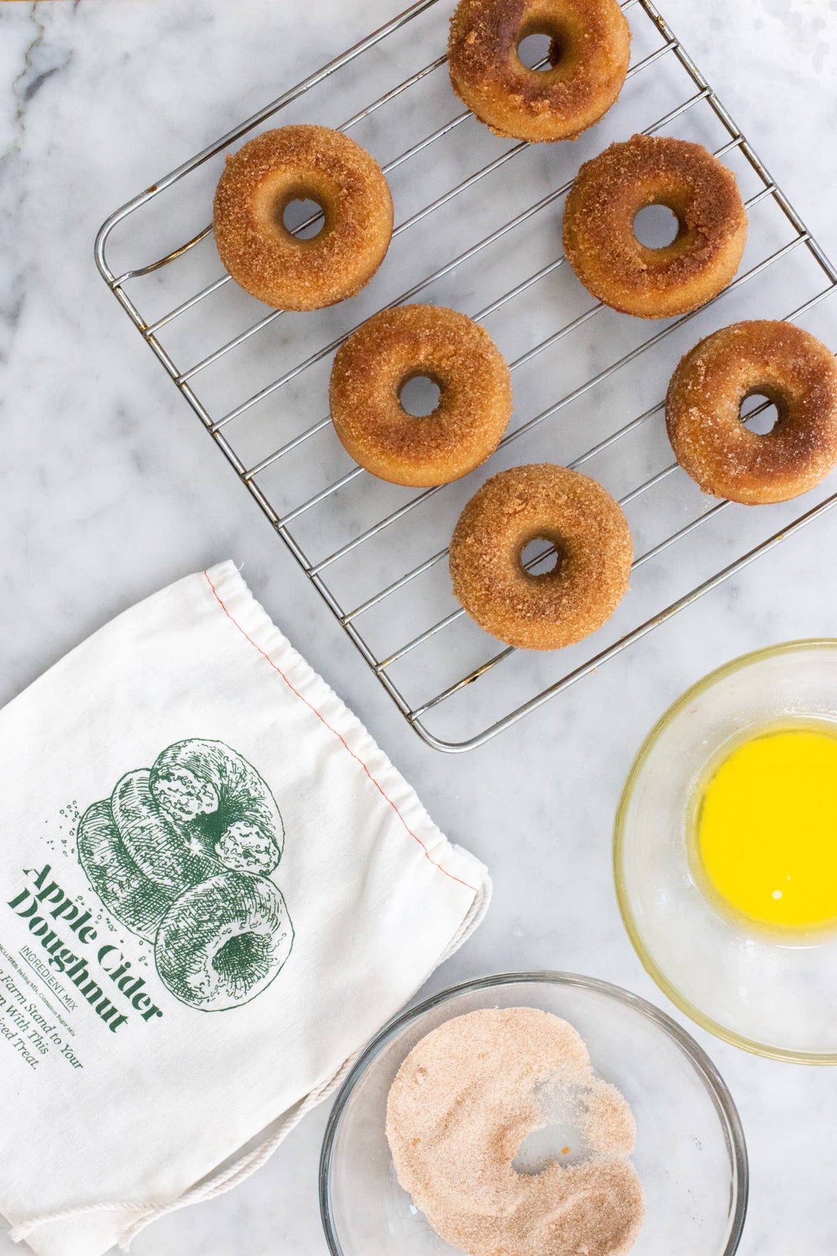 Apple Cider Doughnut Baking Mix and Silicone Donut Mold