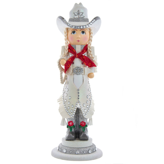 18“ Rhinestone Cowgirl Nutcracker